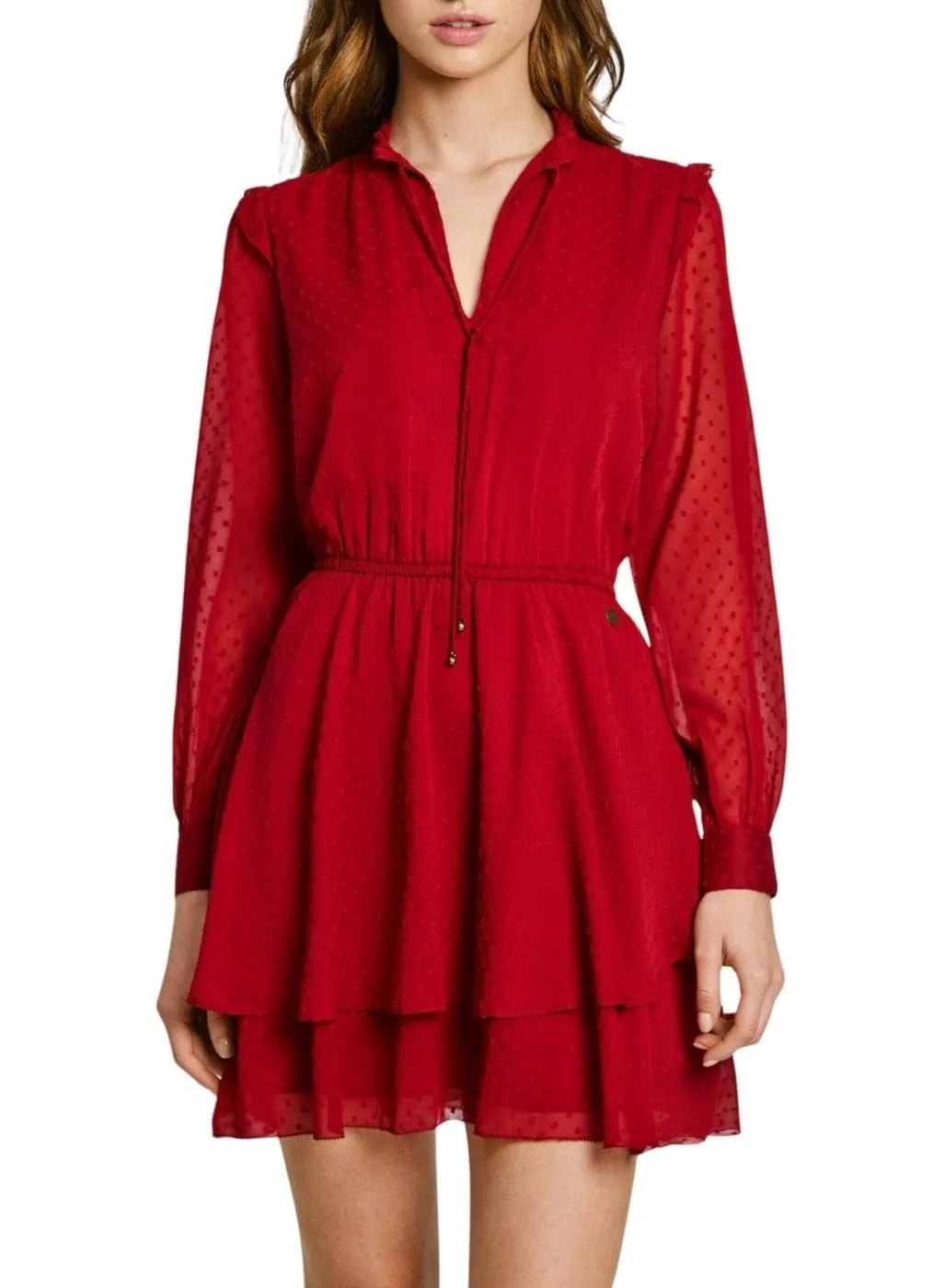 Pepe Jeans Otto Vestito Donna M Mini con Volant