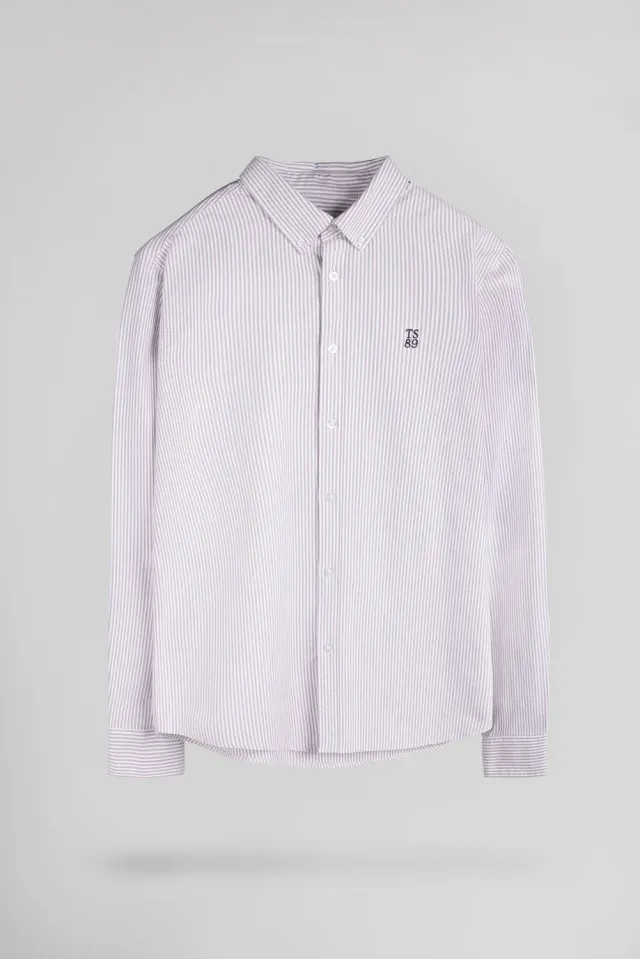 Teddy Smith C-Stanley camicia uomo lampone cotone