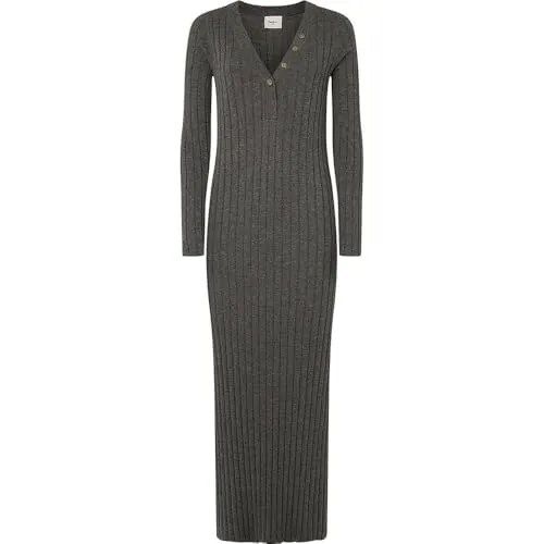 Pepe Jeans Izabel Vestito Donna M Lungo a Costine