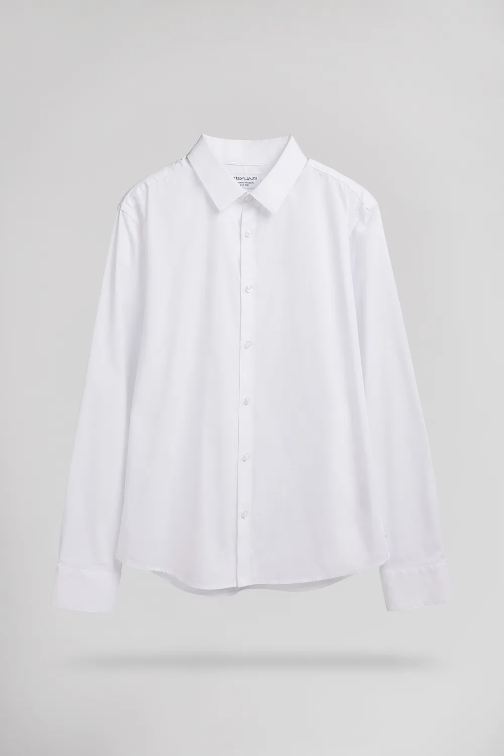 Teddy Smith C-Oswald ML camicia bianca uomo slim