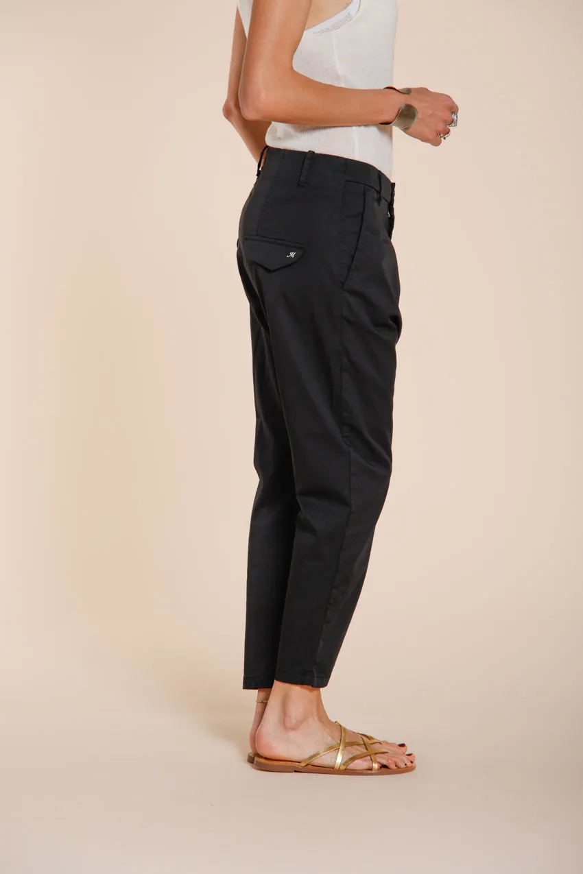 Mason's Malibu Jogger chino donna nero carrot fit