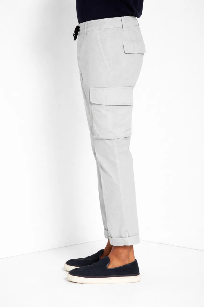 Mason's Chile Jogger pantalone cargo uomo grigio extra slim
