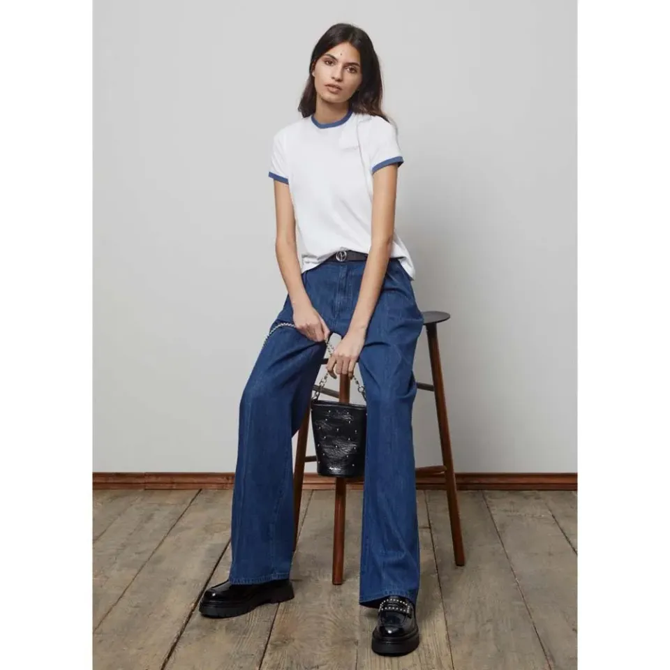 Pepe Jeans Elise t-shirt donna M bicolore collo