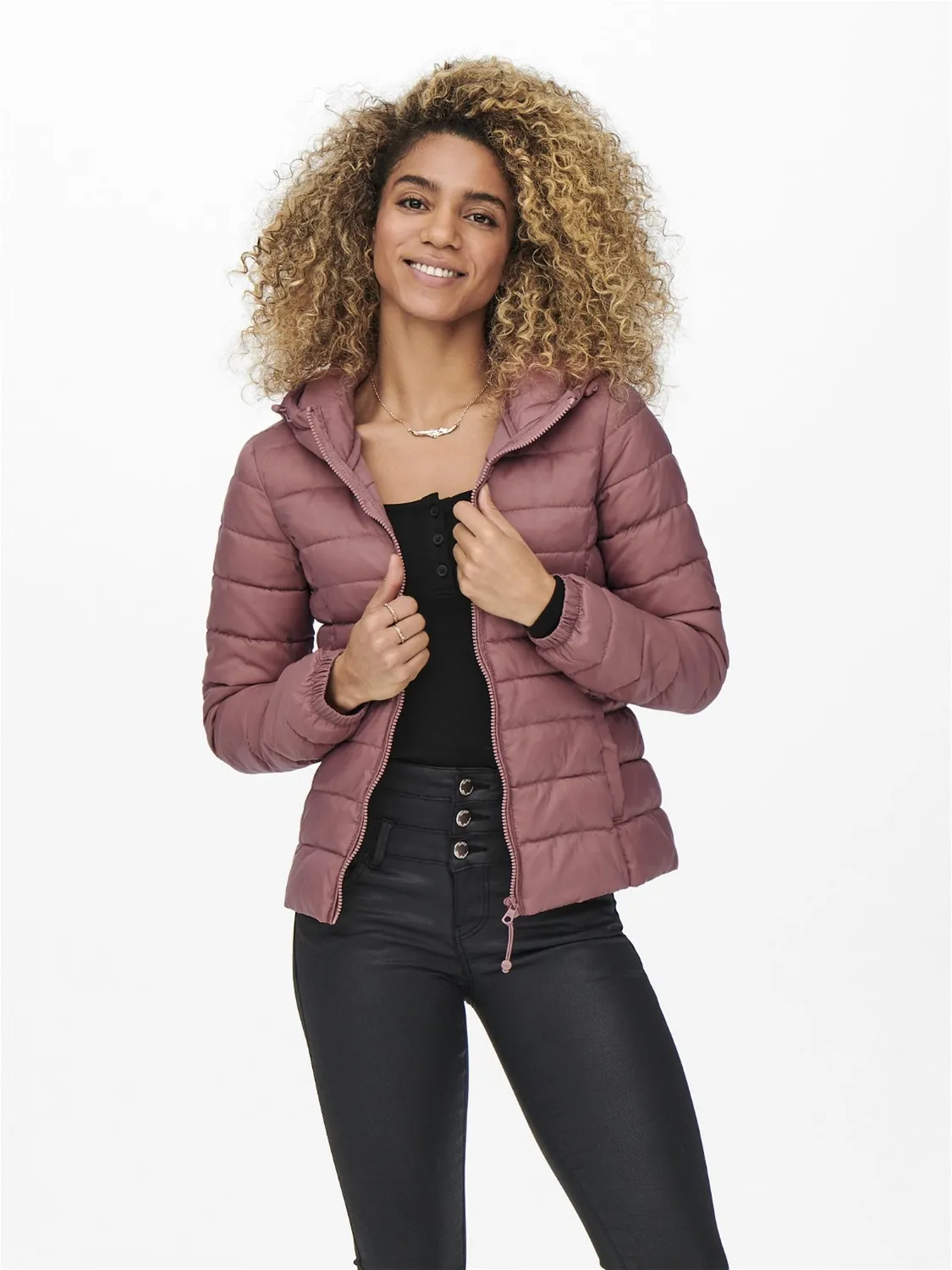 ONLY Ontahoe Quilted giacca donna Withered Rose trapunta