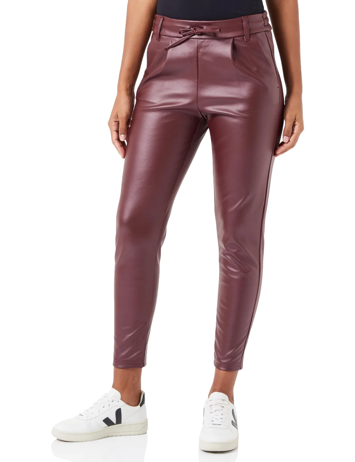 Only Onlpoptrash pantaloni donna coated nero M