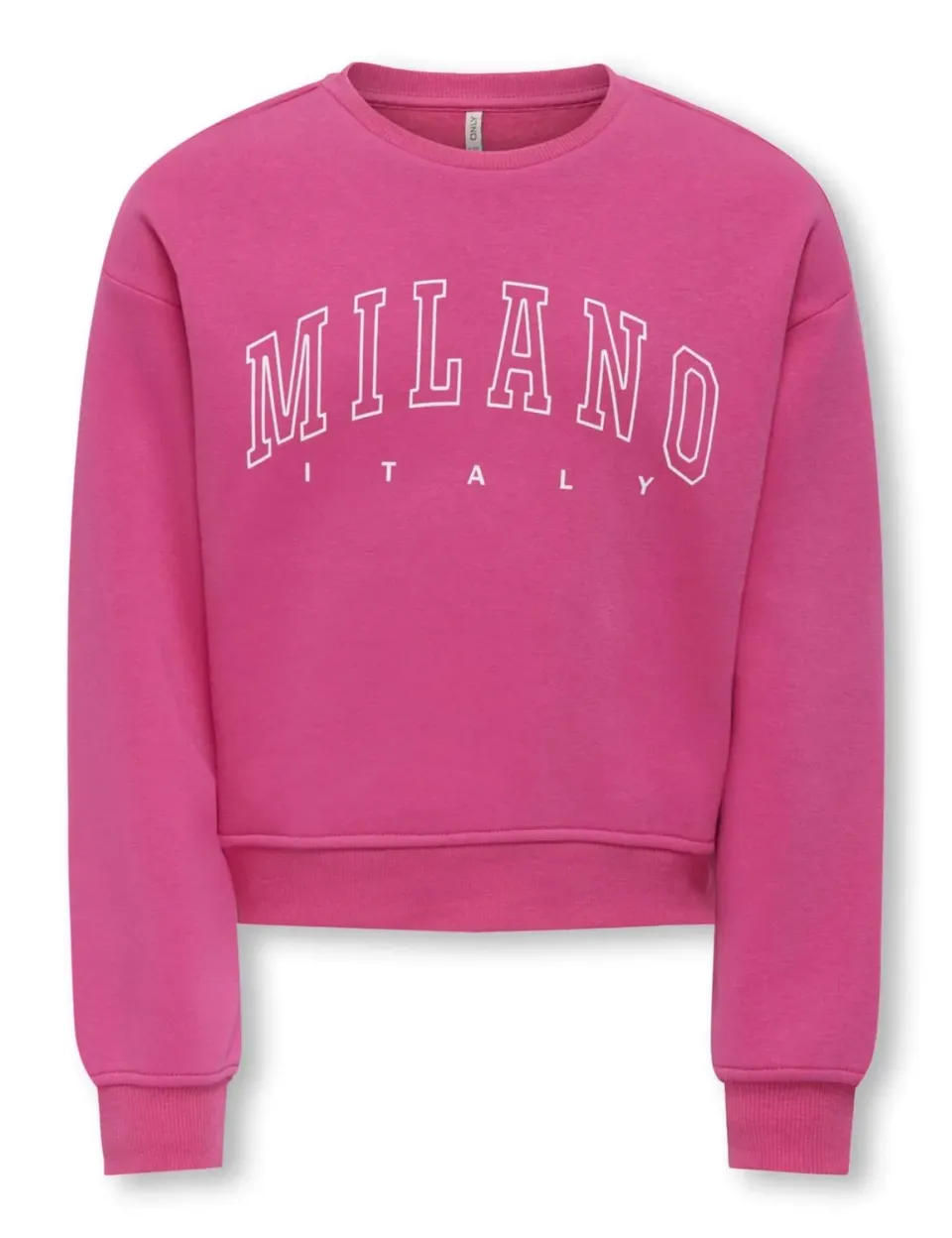 ONLY Kogsweat LS Crew Ovz Stat Swt Noos felpa 158 magenta