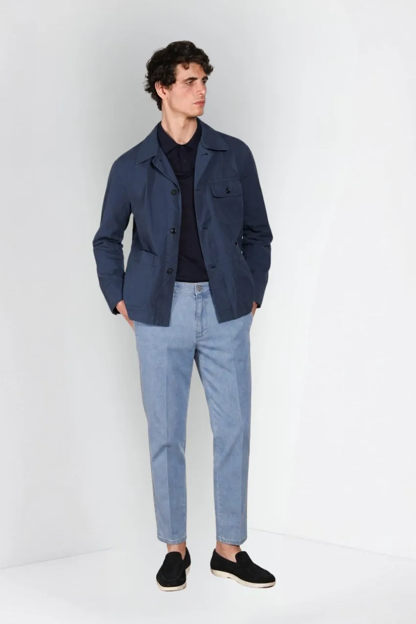Mason's Madison M74 chino uomo indaco carrot
