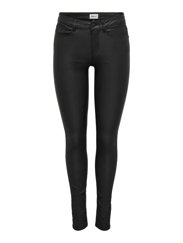 Only Shape skinny jeans donna M/L30 blu scuro vita alta