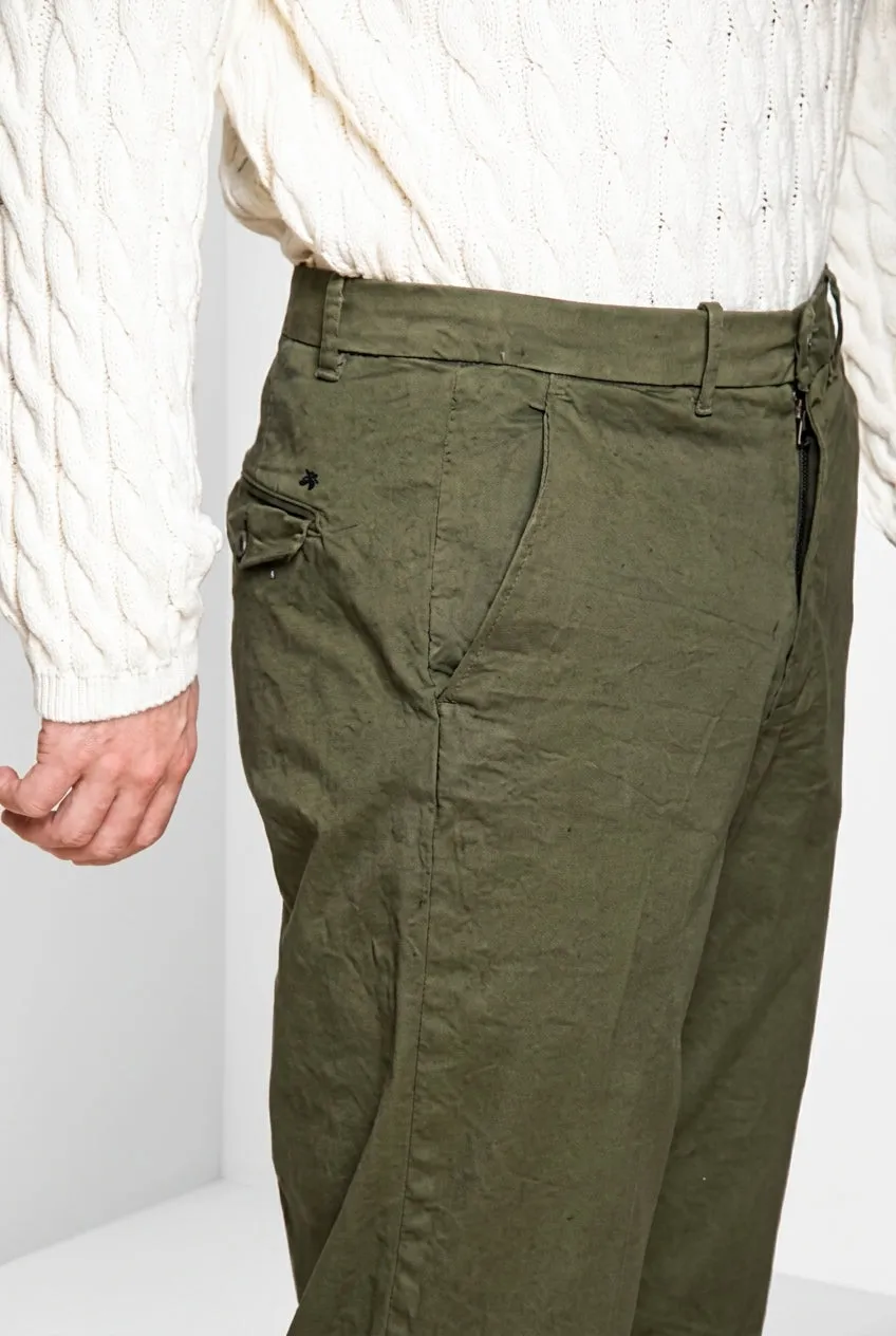 Mason's Boston Chinos pantalone chino oliva relaxed