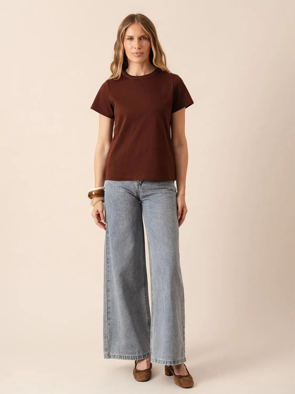 Oraije Oni t-shirt cotone paprika