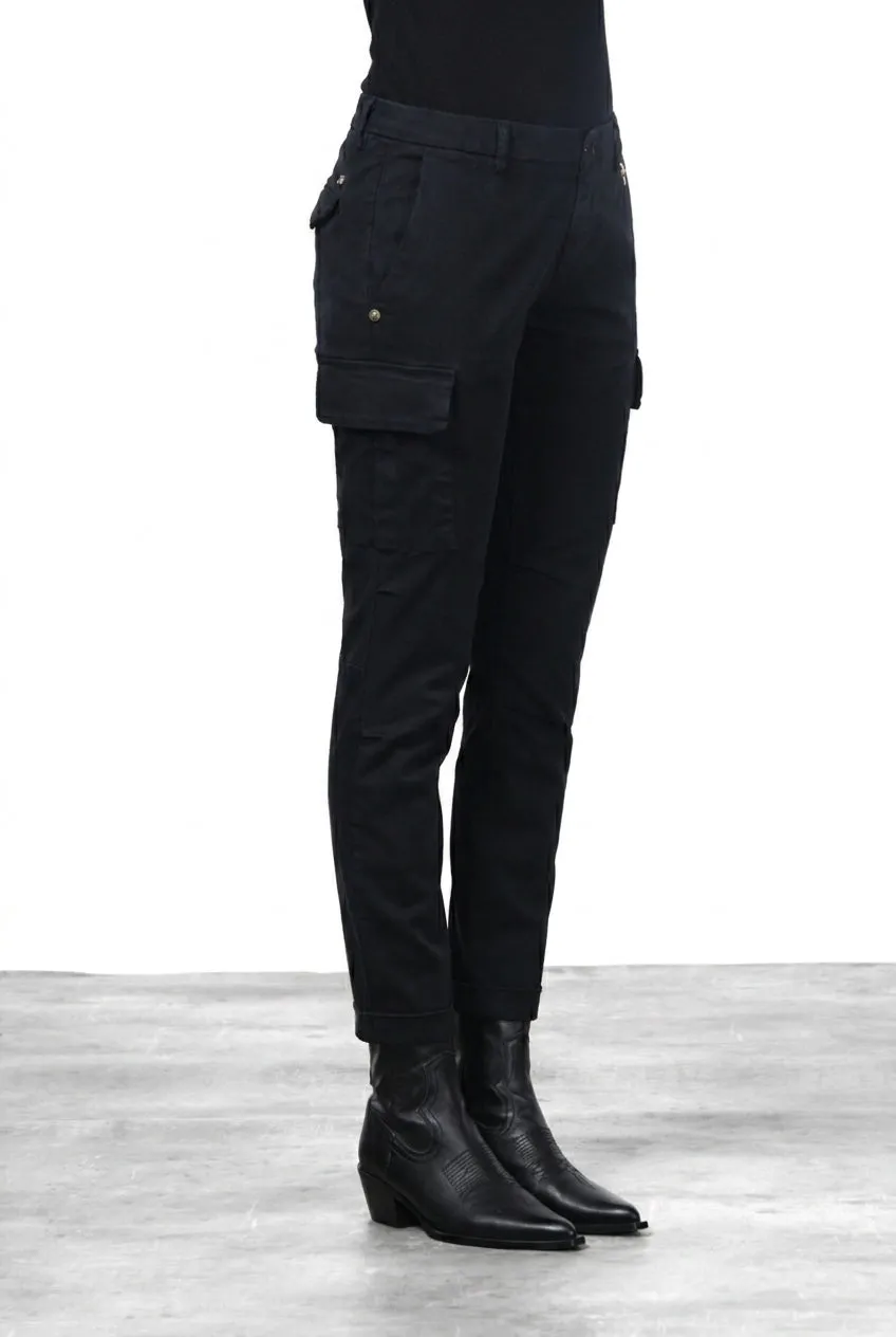 Mason's Chile City cargo donna nero slim raso