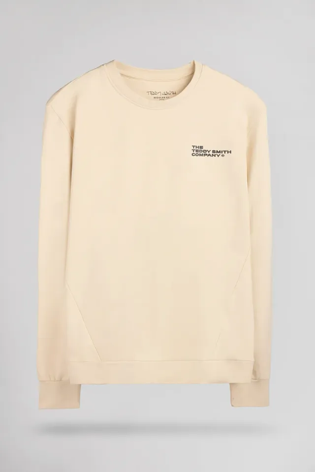 Teddy Smith S-Company RC felpa cream uomo