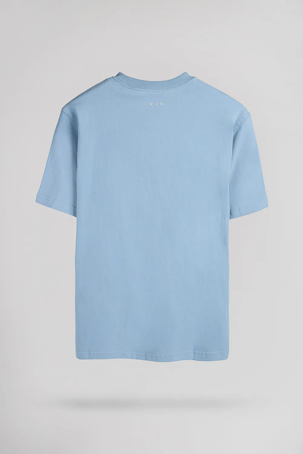 Teddy Smith T-Stock t-shirt blu grigio uomo ampia