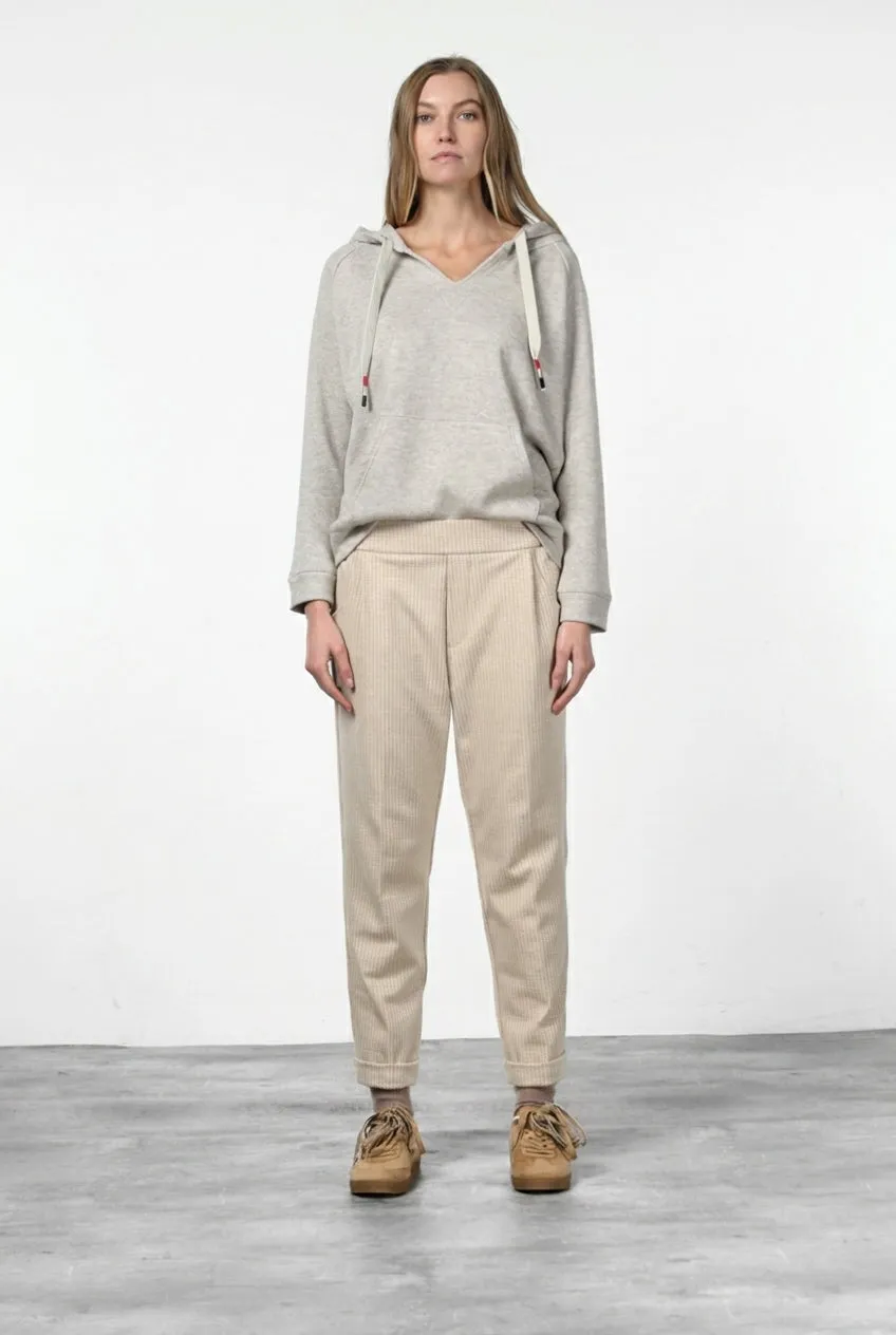 Mason's Easy Jogger chino beige jersey fantasia