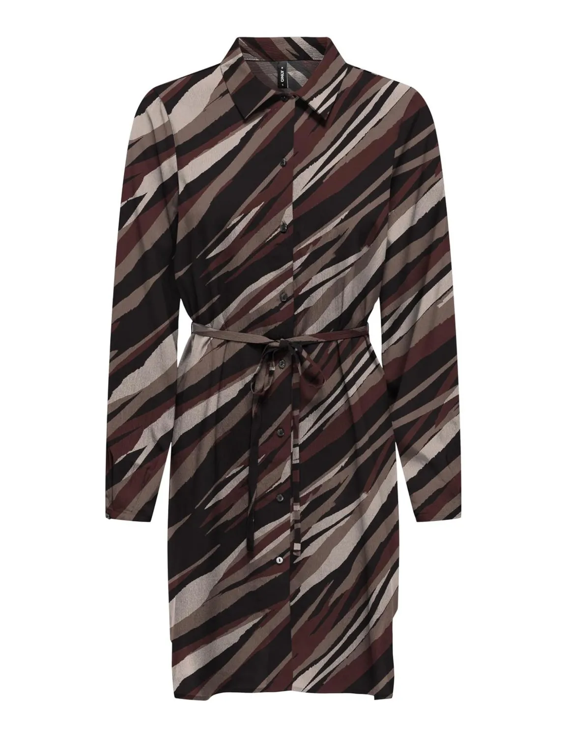 Only Onlnova Life Elite abito camicia donna maniche lunghe L