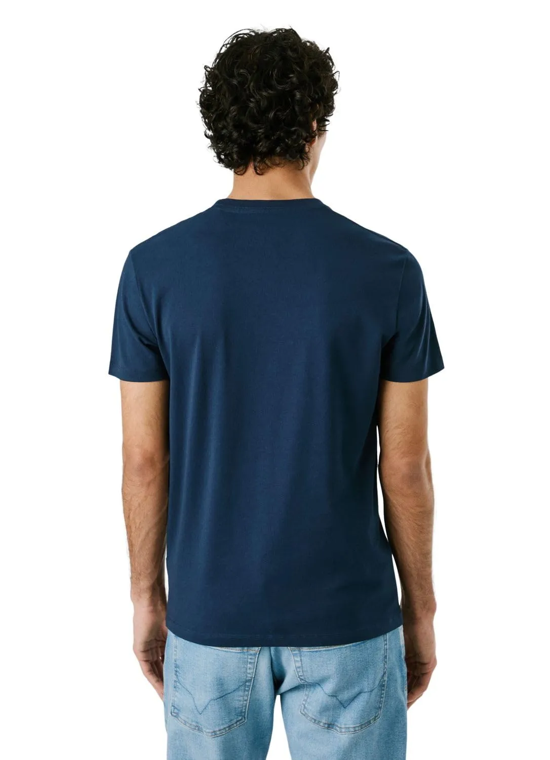 Pepe Jeans Original maglietta uomo slim XS navy stretch