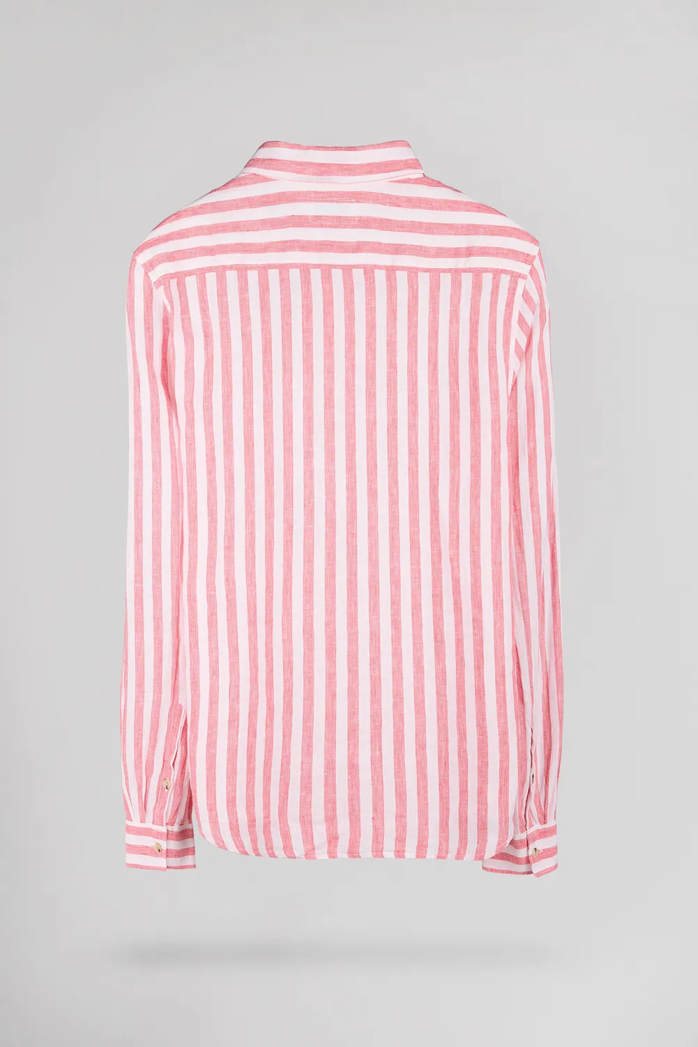 Teddy Smith C-Linen Camicia Uomo Lino Corallo