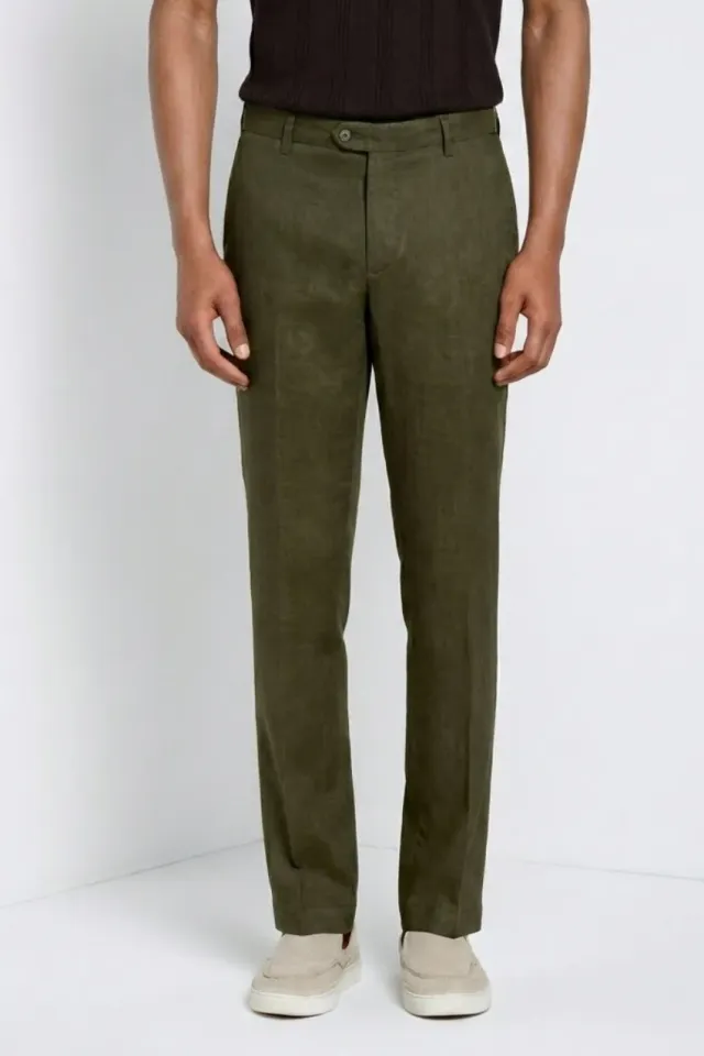 Mason’s New York Icon Flex chino lino verde bosco
