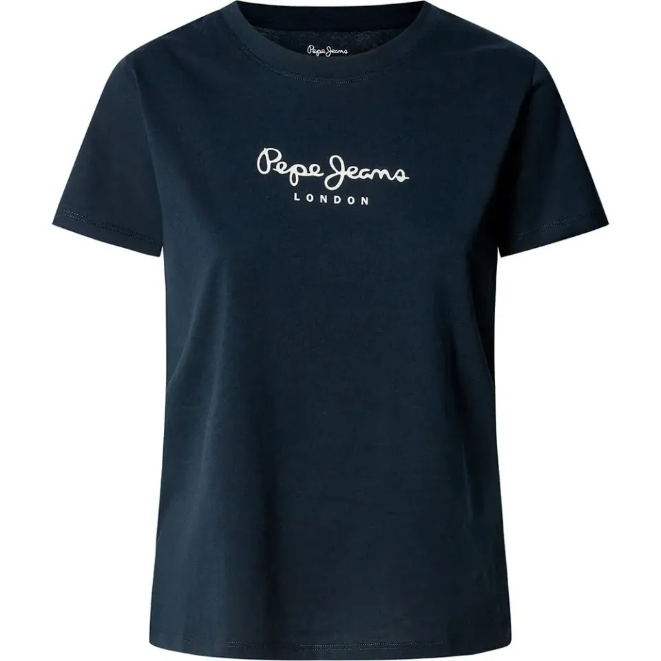 Pepe Jeans Macy T-Shirt Donna Bianco Pacco da 1 Girocollo