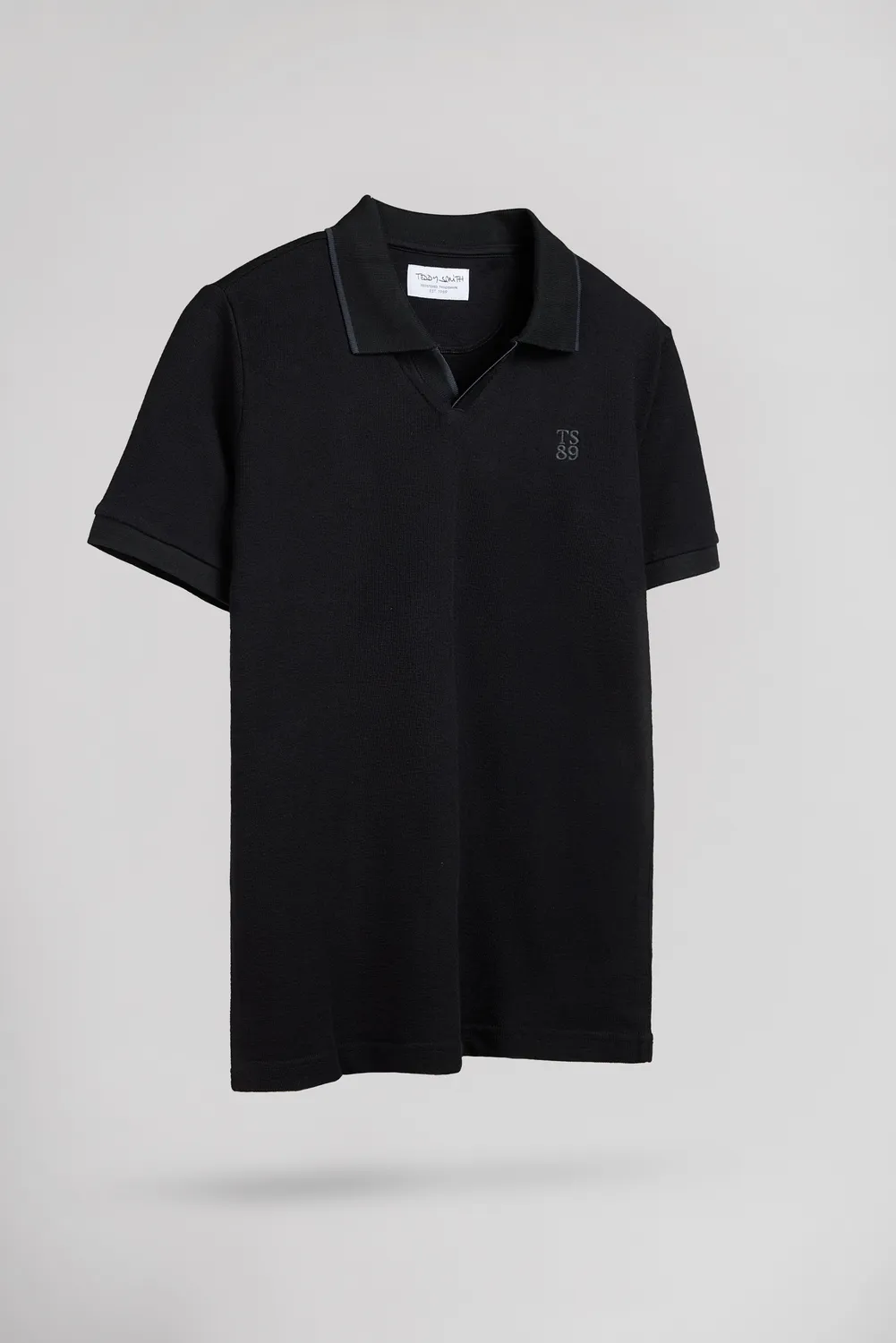 Teddy Smith P-Soner MC polo uomo Nero spugna cotone