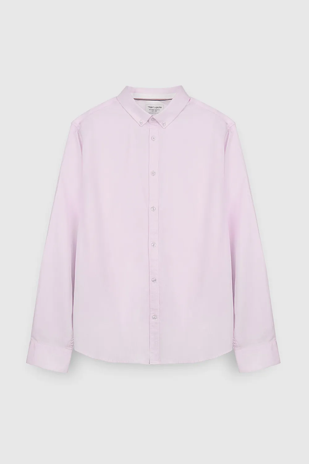 Teddy Smith C-Volt 2 camicia uomo rosa twill cotone