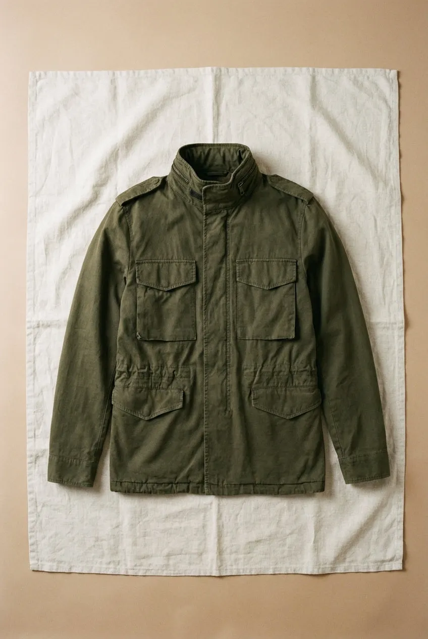 Mason's Chile Field M74 Giubbotto Canvas Verde Scuro