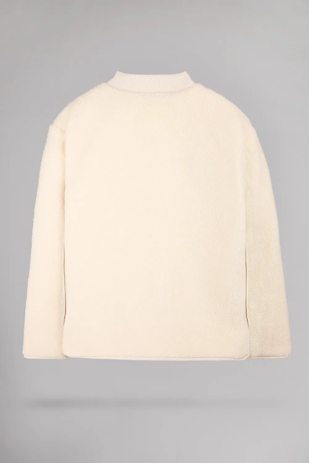 Teddy Smith B-Fentz giacca sherpa uomo cream pile
