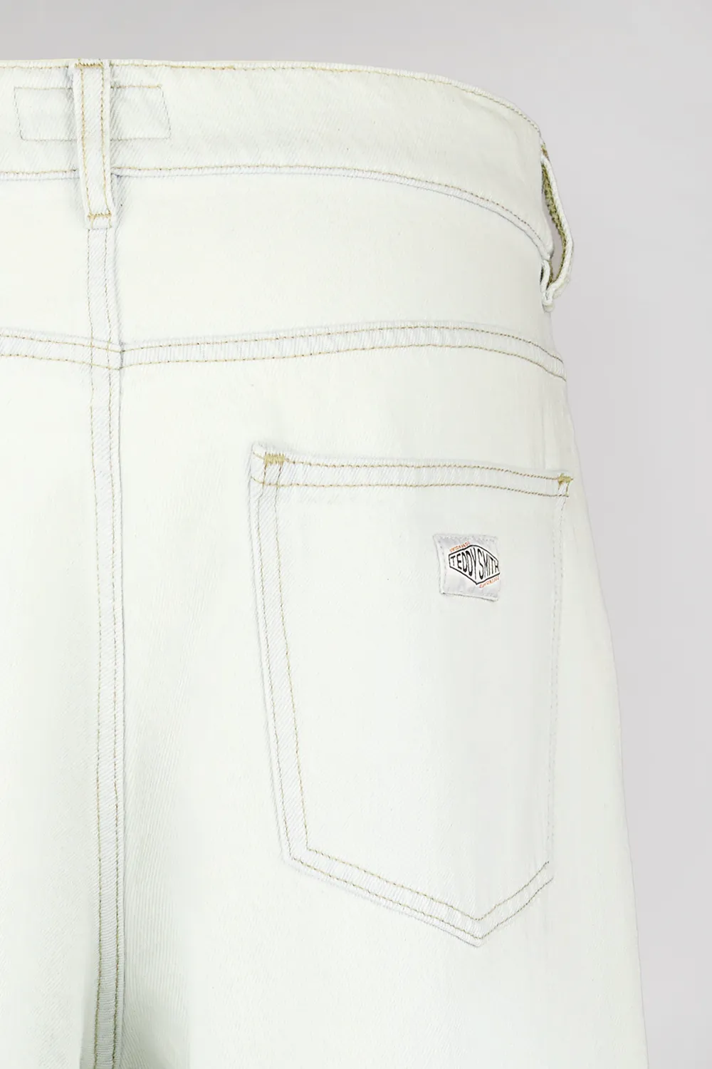 Teddy Smith Memphis Baggy jeans loose uomo super bleach L32