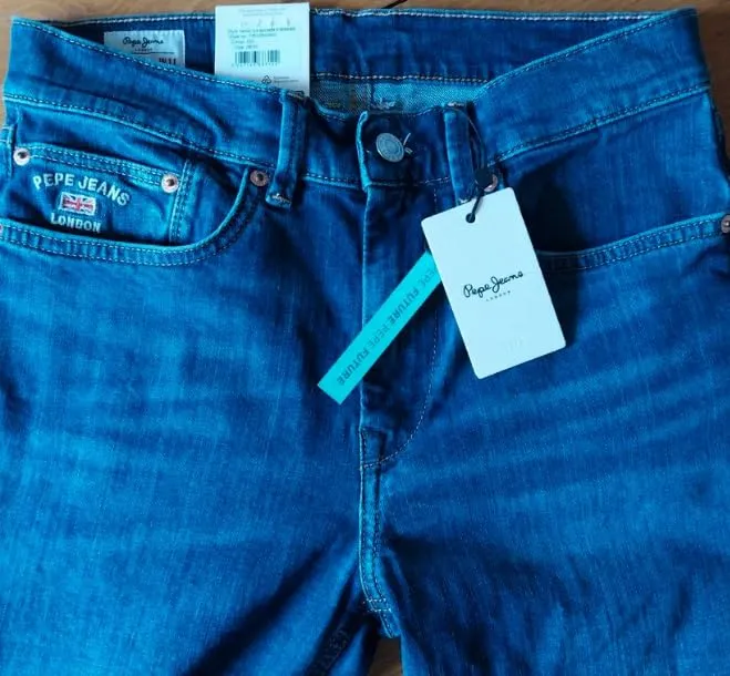 Pepe Jeans Hatch FS Jeans Uomo 28W/30L Slim Blu Scuro