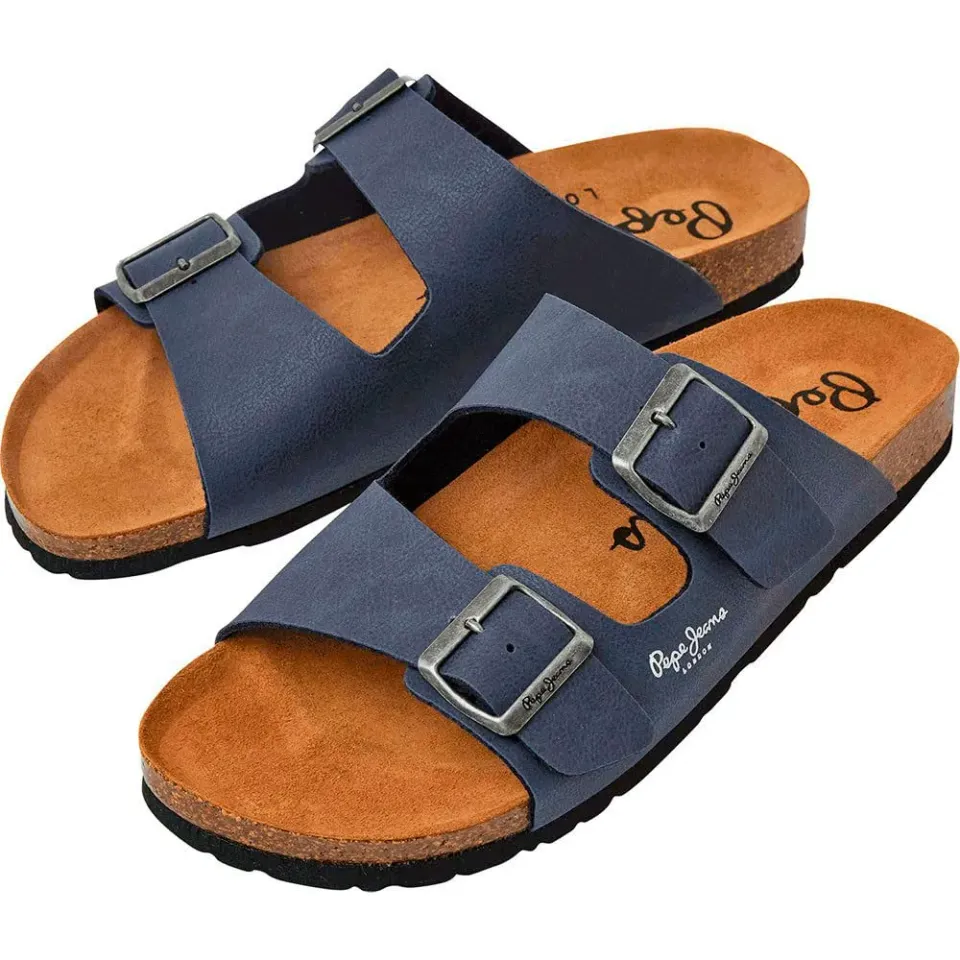 Pepe Jeans Chicago sandali uomo 40 blu sughero