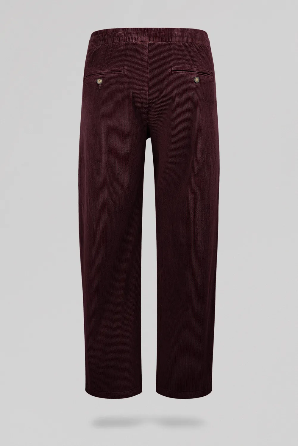 Teddy Smith Pywan 20 pantalone velluto bordeaux elasticizzato