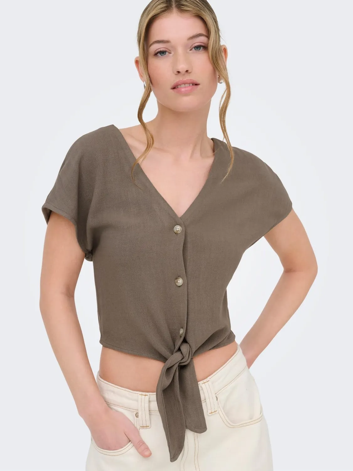 ONLY ONLSIESTA Camicia Donna Noce Casual