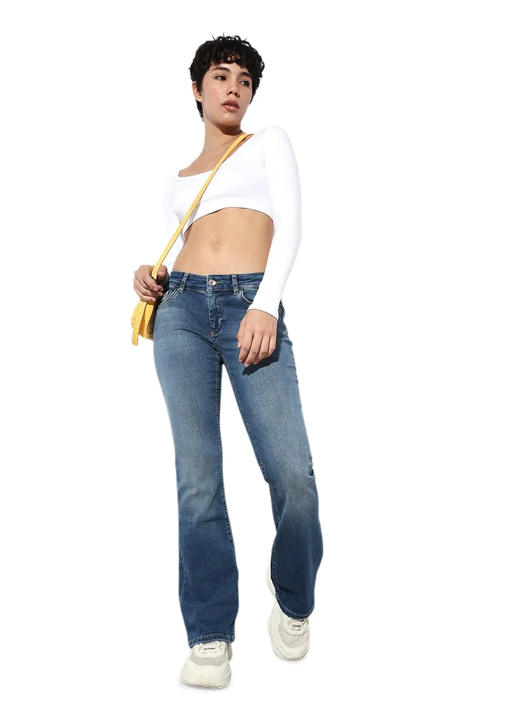 ONLY Onlblush Vita Bassa Flared jeans M/32L svasati