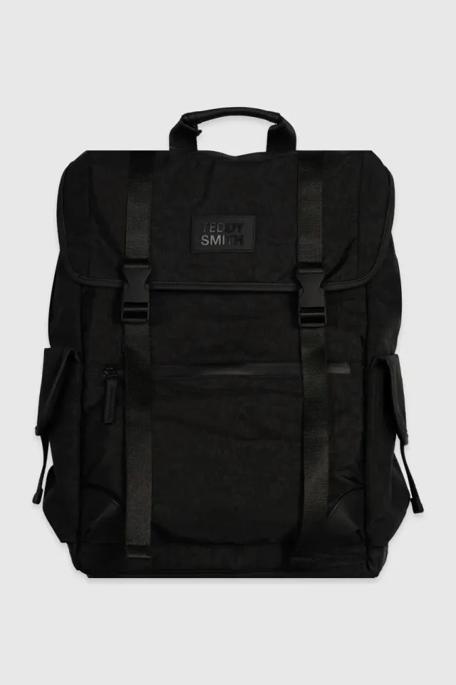 Teddy Smith S-Midland zaino Nero tessuto riciclato