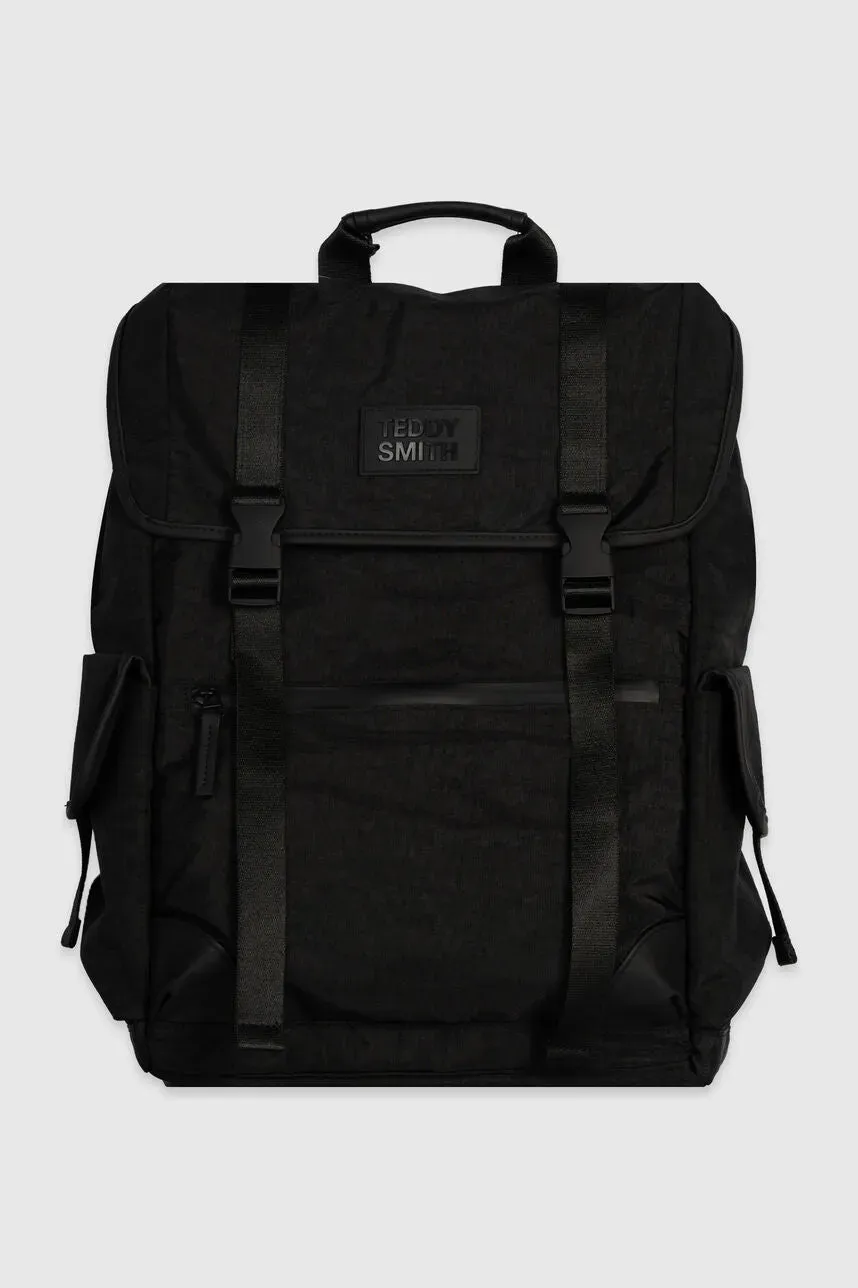 Teddy Smith S-Midland zaino Nero tessuto riciclato