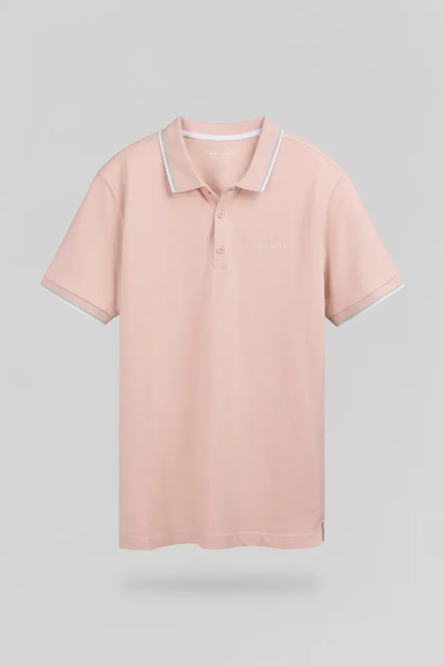 Teddy Smith Pasian 2 MC polo uomo rosa pastel