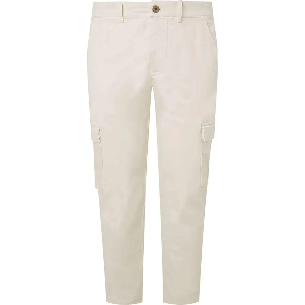 Pepe Jeans cargo uomo slim twill verde militare
