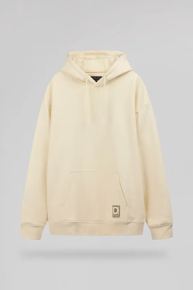 Teddy Smith S-Noah Felpa Crema Uomo