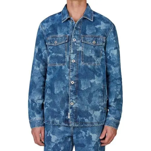 Pepe Jeans Eaton Camouflage Giacca Uomo M Denim