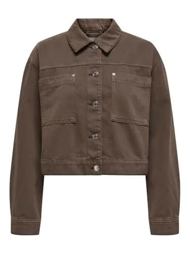 ONLY Onlmilly L/S Boxy Jacket Cc Pnt Giacca Natur M