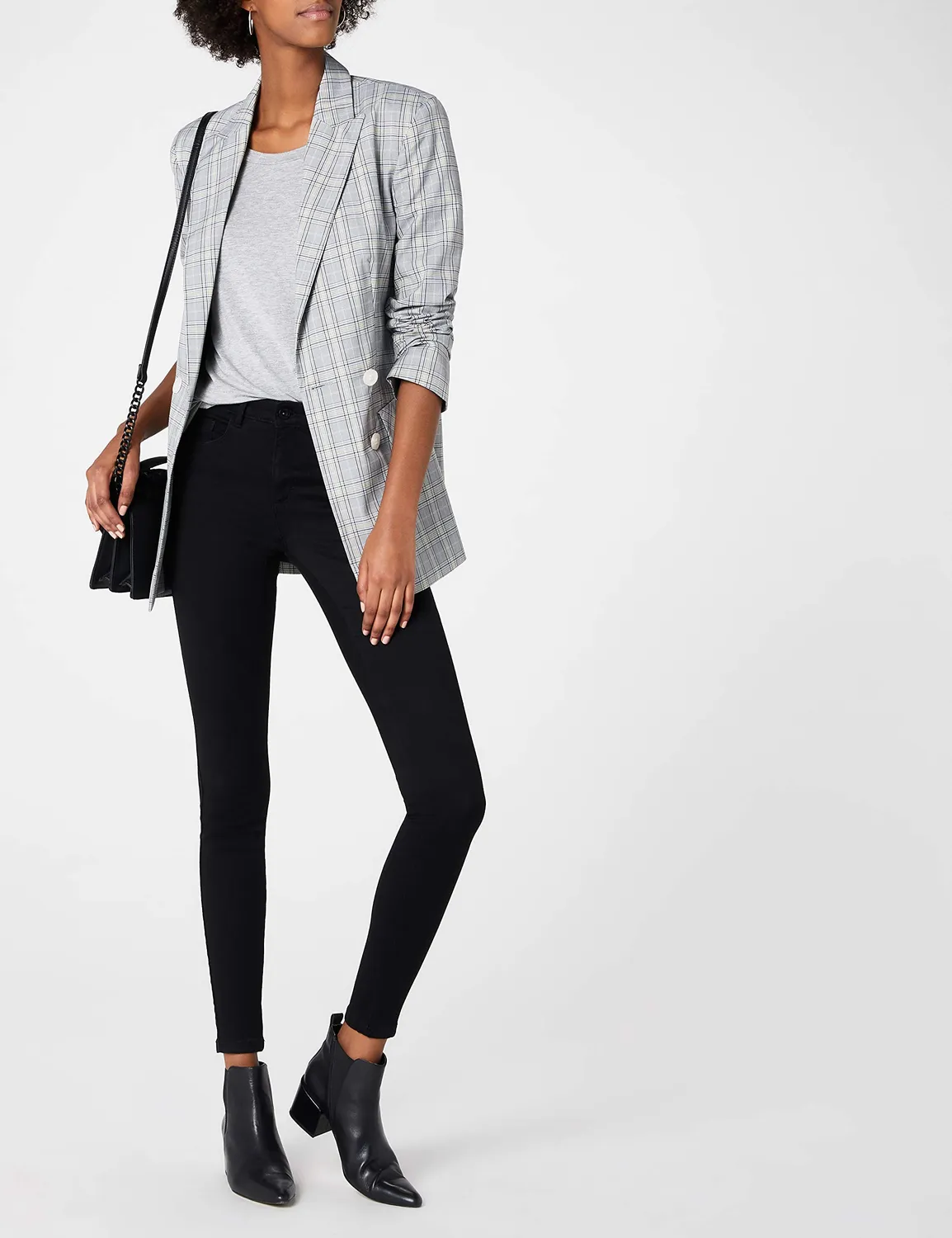 Only OnlRoyal Reg Jeans 101 skinny donna M/30L neri