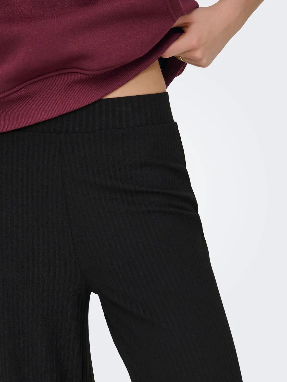 ONLY ONLEMMA Regular Trousers pantaloni donna neri L