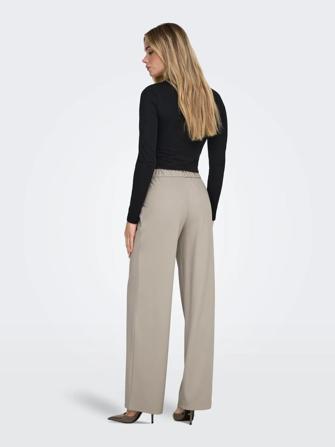 ONLY ONLRina Life Pantalone Jersey Bottoni