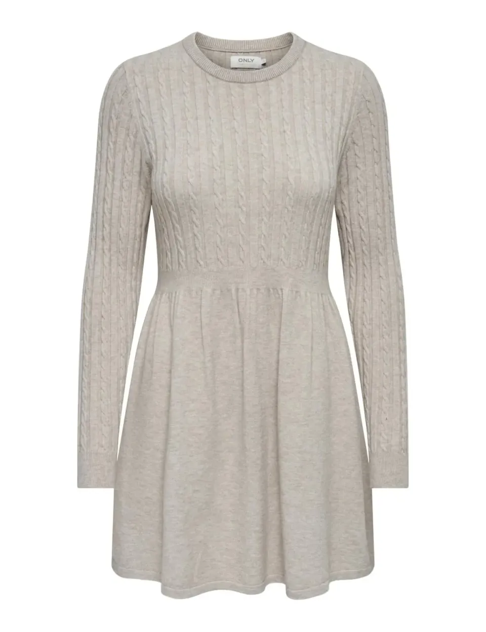 ONLY ONLFIA Abito in Maglia Midi Chocolate Torte