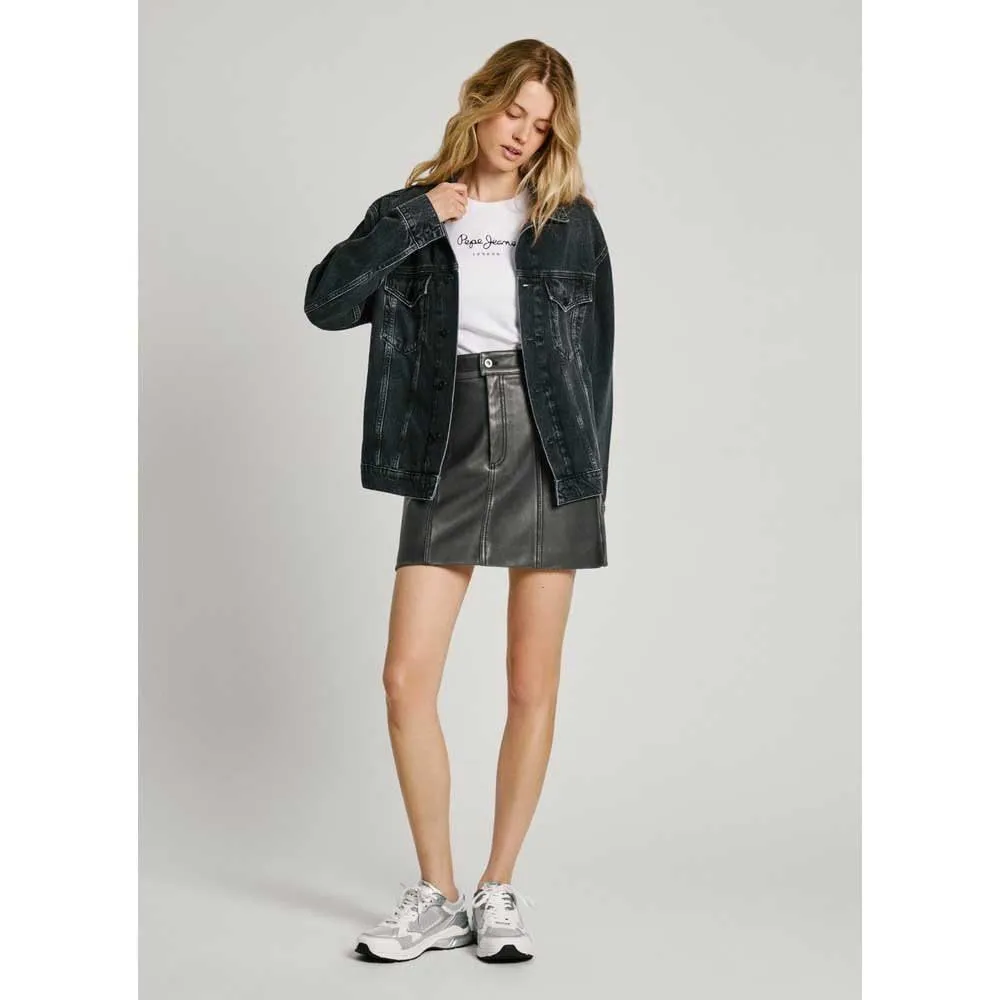 Pepe Jeans Angy minigonna ecopelle taglia S