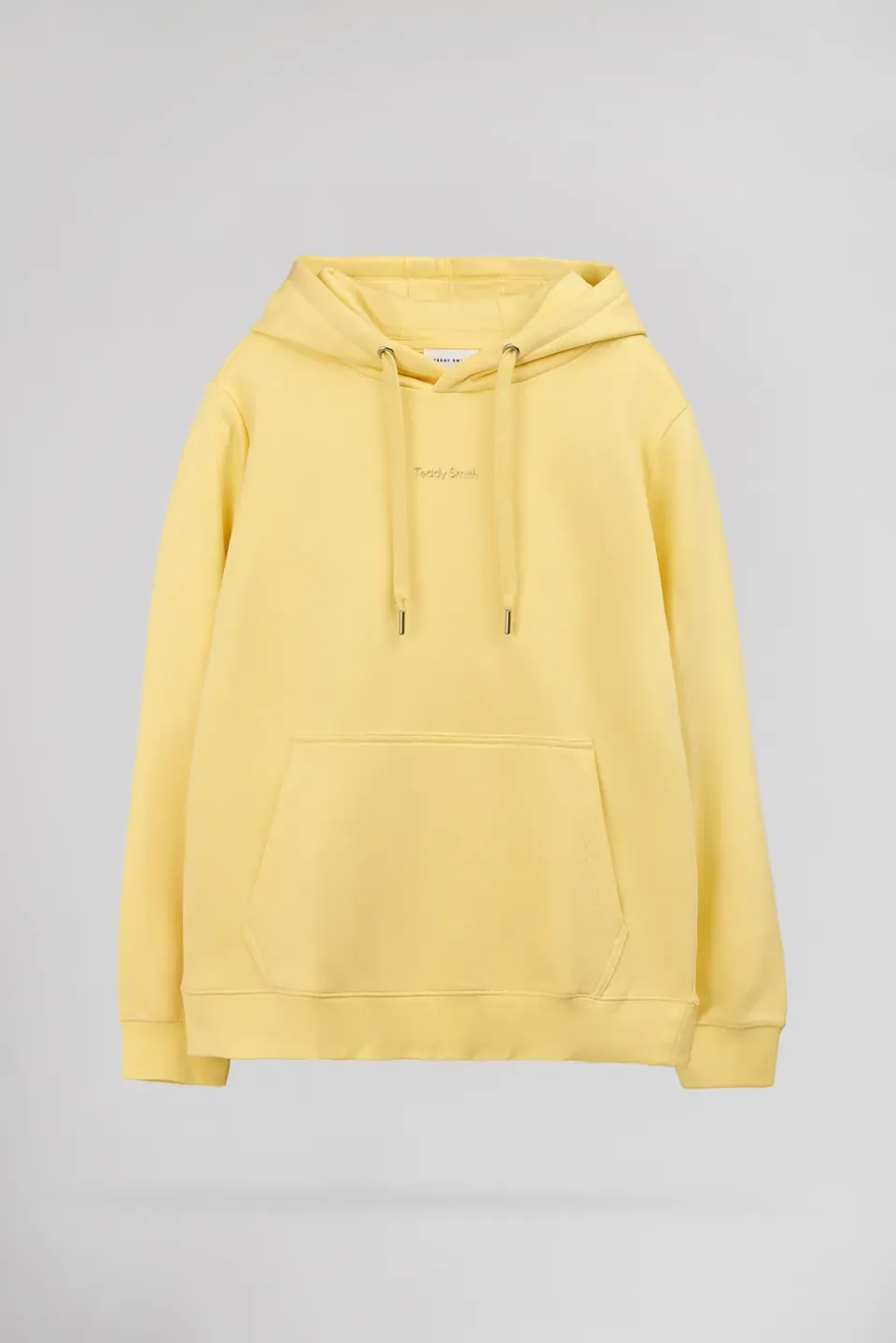 Teddy Smith S-Solene Hoody Felpa Donna con Cappuccio Giallo