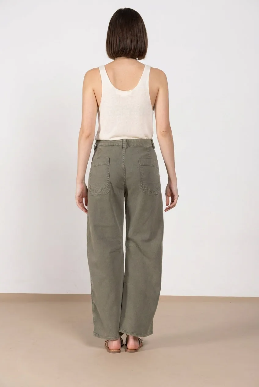Mason's Valerie Denim Donna Verde Balloon Fit