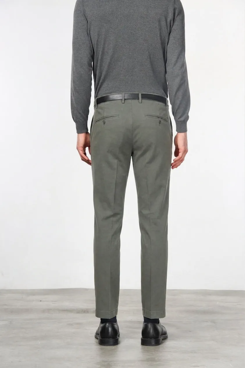 Mason's Milano chino uomo grigio scuro extra slim