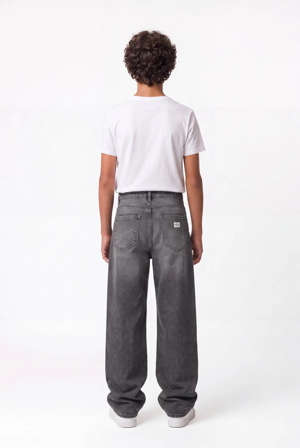 Teddy Smith Big Memphis JR jeans baggy grey ragazzo