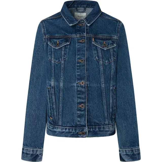 Pepe Jeans Giacca Jeans Donna XXS Denim-CT9 Stone